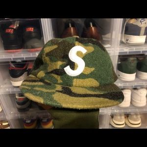 Supreme S Camo Cap